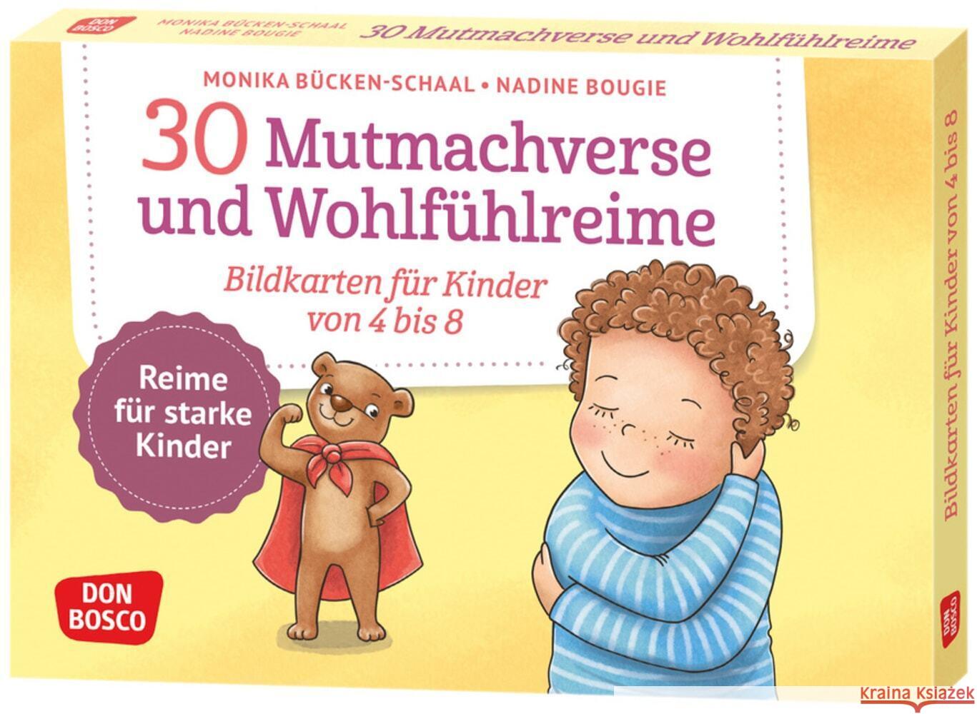 30 Mutmachverse und Wohlfühlreime Bücken-Schaal, Monika 4260694922255 Don Bosco Medien - książka