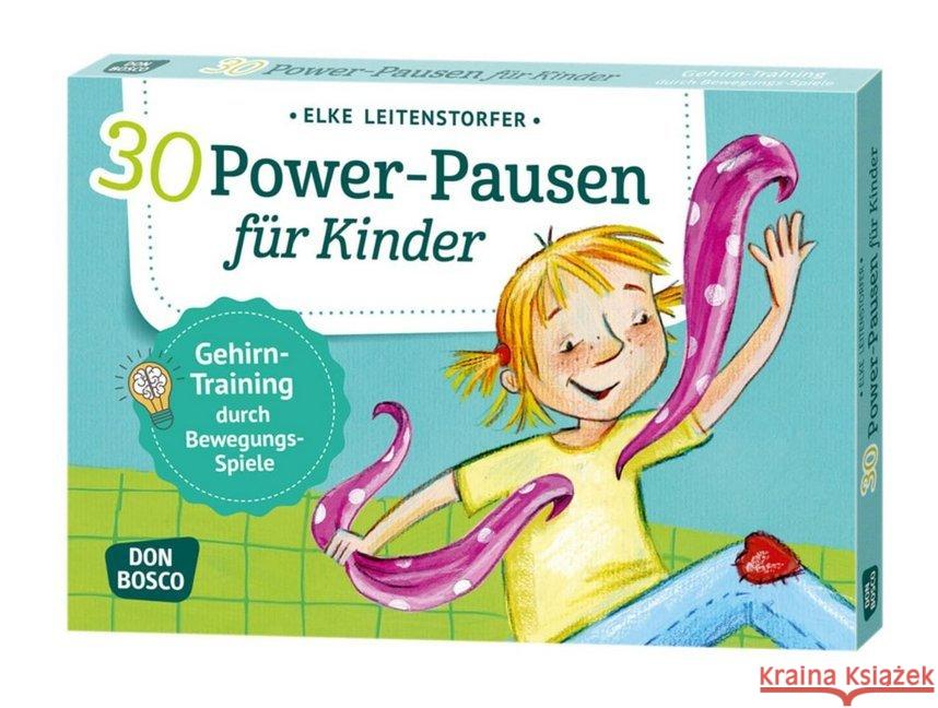 30 Power-Pausen für Kinder : Gehirn-Training durch Bewegungsspiele Leitenstorfer, Elke 4260179514258 Don Bosco Medien - książka