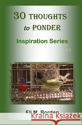 30 Thoughts to Ponder: Inspiration Series #1 Eli M. Borde Wilsie B 9781499366532 Createspace - książka