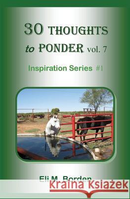 30 Thoughts To Ponder vol. 7: Inspiration Series #1 Borden, Wilsie S. 9781500745745 Createspace - książka