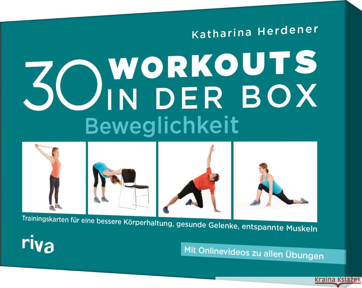 30 Workouts in der Box - Beweglichkeit Herdener, Katharina 9783742321886 Riva - książka