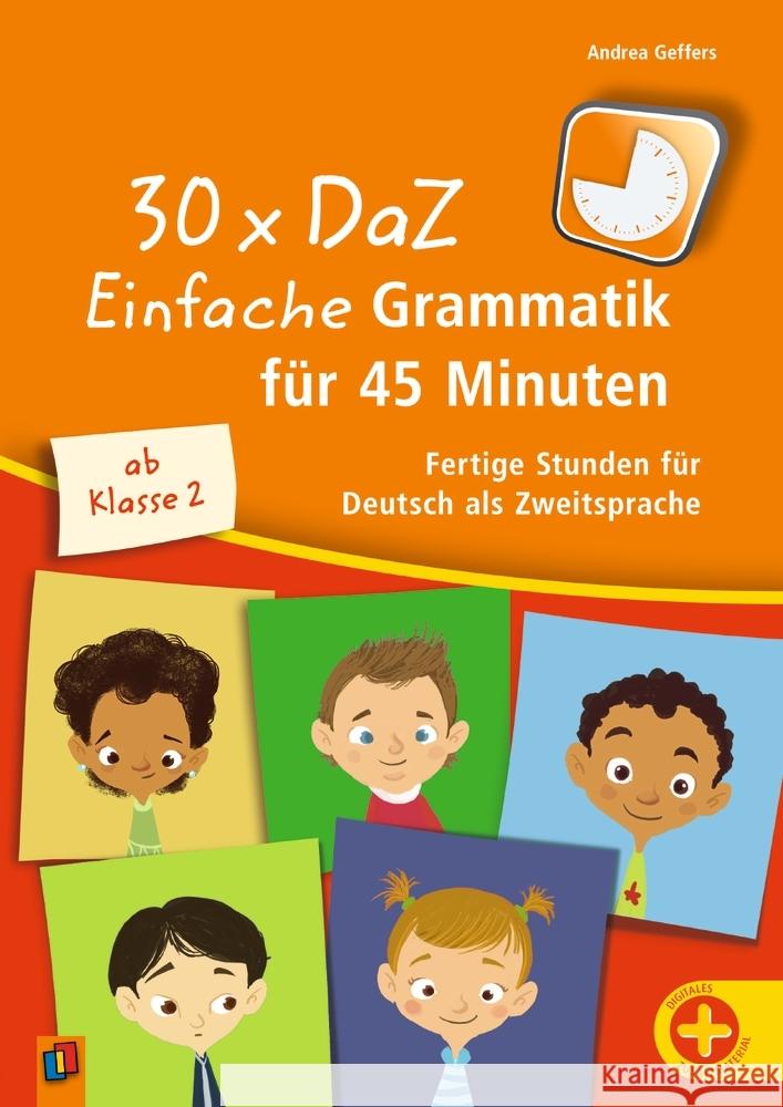 30 x DaZ: Einfache Grammatik für 45 Minuten Geffers, Andrea 9783834667755 Verlag an der Ruhr - książka