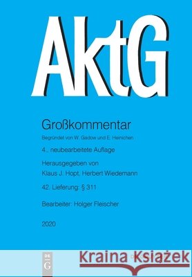§ 311 Holger Fleischer, Holger Fleischer 9783110689068 De Gruyter - książka