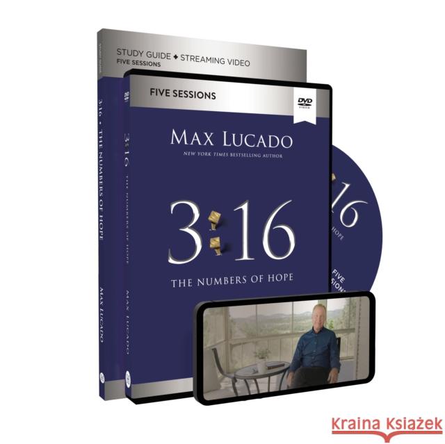 3:16 Study Guide with DVD, Updated Edition: The Numbers of Hope Max Lucado 9780310121015 Harperchristian Resources - książka