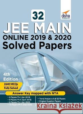 32 Jee Main Online 2019 & 2020 Solved Papers Disha Experts   9788194345374 Disha Publication - książka