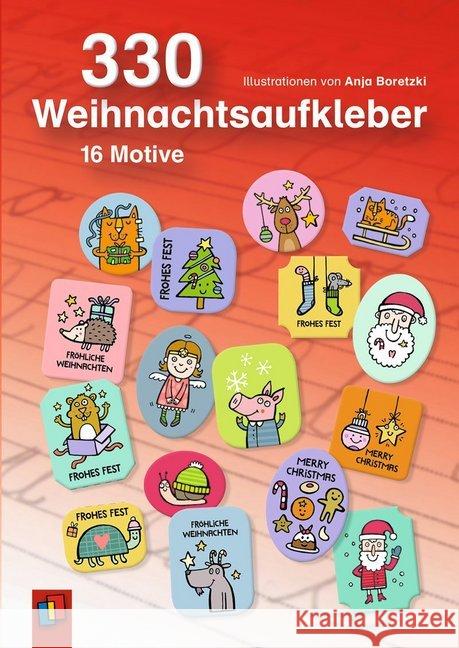 330 Weihnachtsaufkleber : 16 Motive Redaktionsteam Verlag an der Ruhr 4260217050786 Verlag an der Ruhr - książka