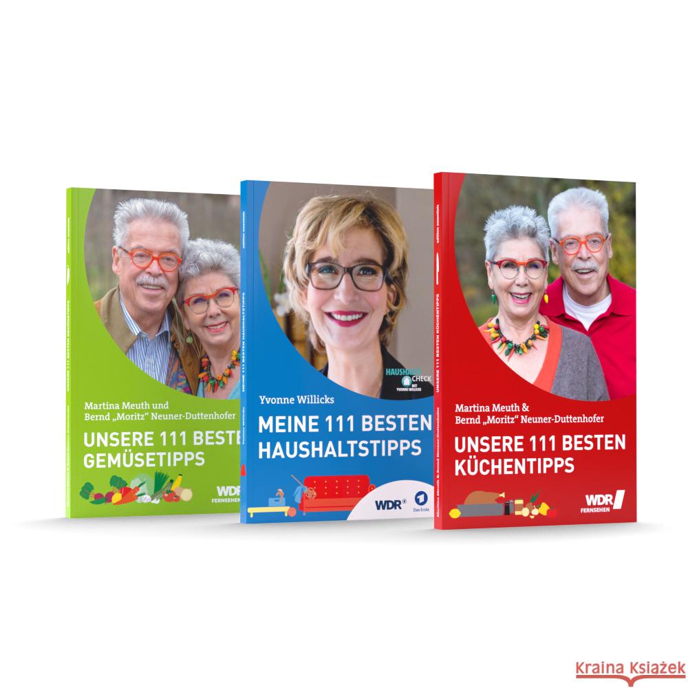 333 Tipps im Set, 3 Teile Meuth, Martina, Willicks, Yvonne, Neuner-Duttenhofer, Bernd 9783947670079 Edition Essentials - książka