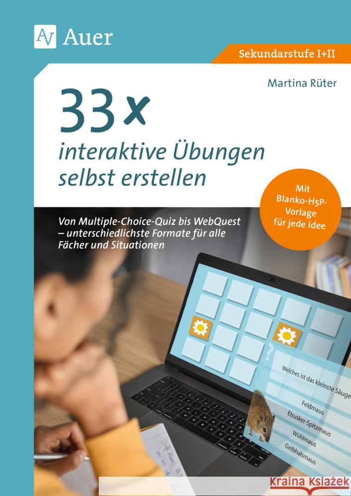 33 x interaktive Übungen selbst erstellen Rüter, Martina 9783403089704 Auer Verlag in der AAP Lehrerwelt GmbH - książka