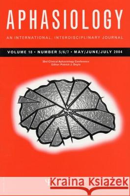 33rd Annual Clinical Aphasiology Conference: A Special Issue of Aphasiology Doyle, Patrick 9781841699783 Taylor & Francis - książka