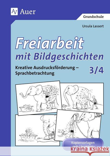 3./4. Schuljahr, Druckschrift Lassert, Ursula   9783403037026 Auer GmbH - książka