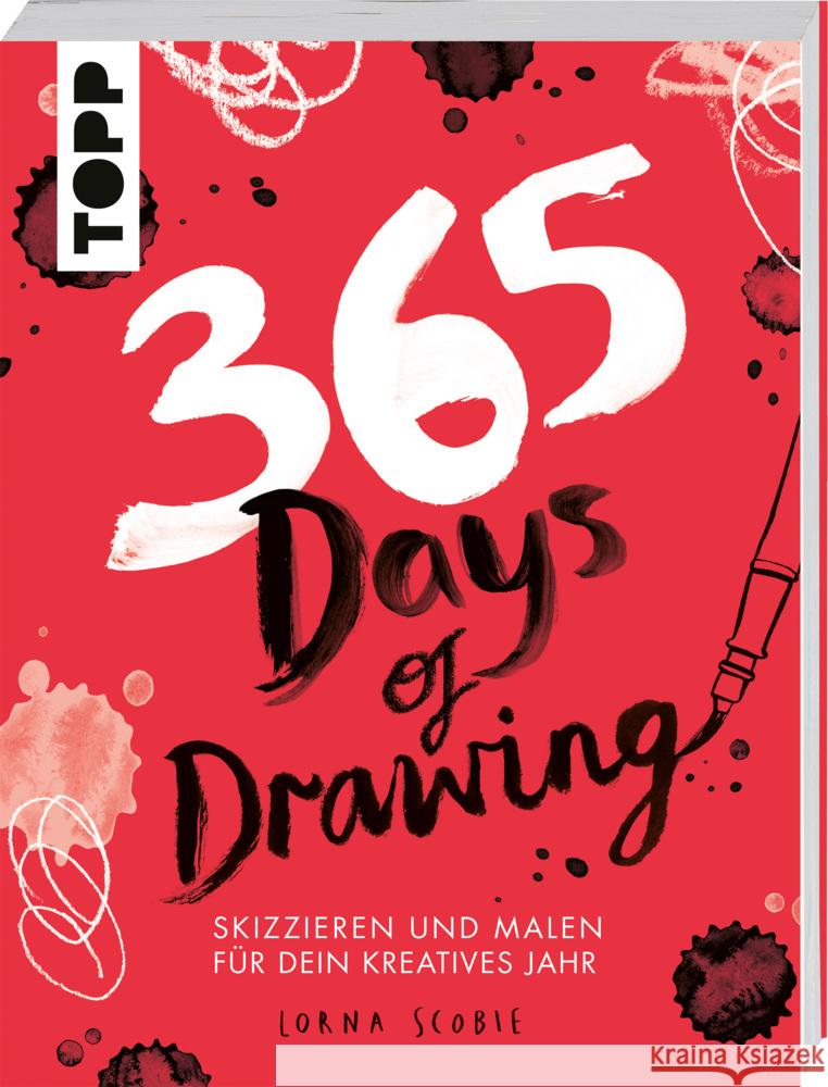 365 Days of Drawing Scobie, Lorna 9783735881250 Frech - książka