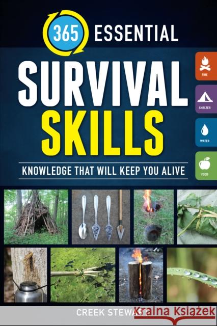 365 Essential Survival Skills: Knowledge That Will Keep You Alive Stewart, Creek 9781440247286 Living Ready - książka