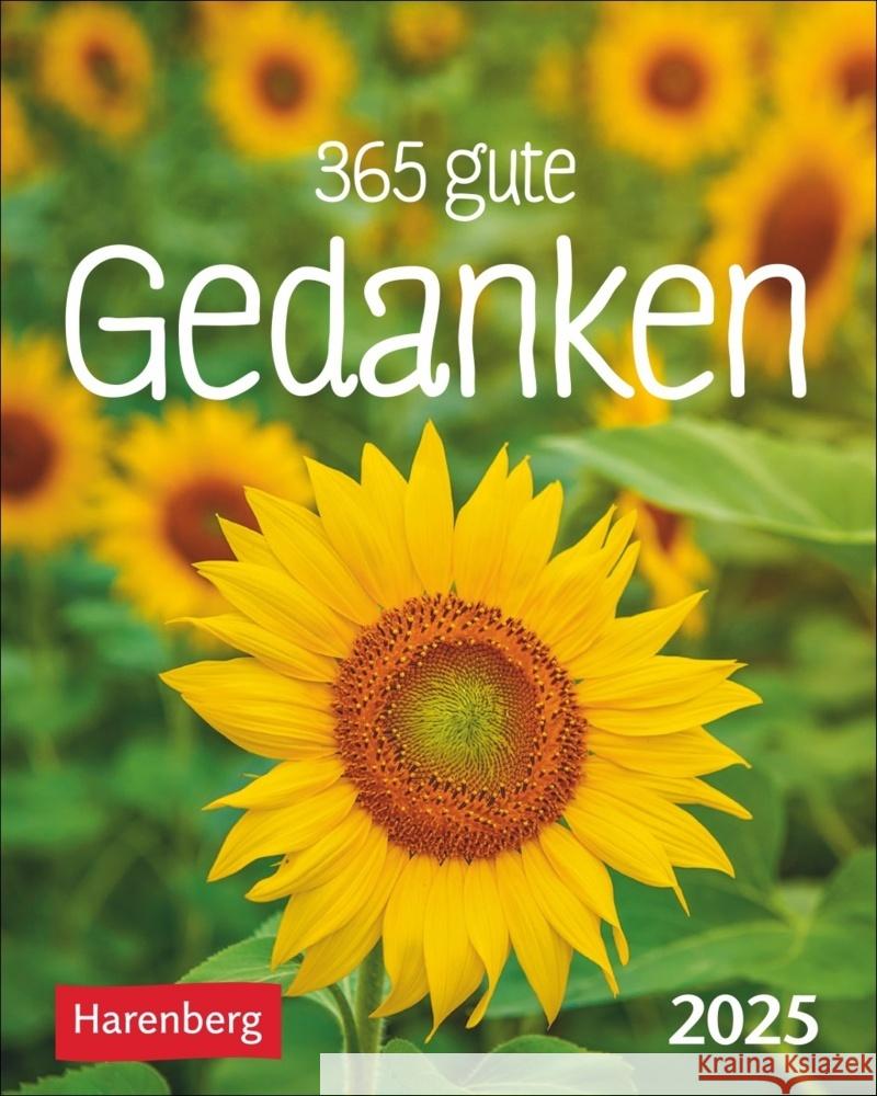 365 gute Gedanken Mini-Geschenkkalender 2025 Issel, Ulrike 9783840034503 Harenberg - książka