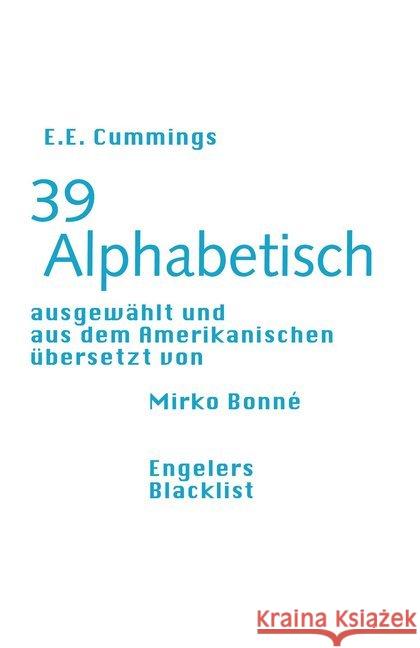 39 Alphabetisch Cummings, E. E. 9783906050546 Engeler - książka