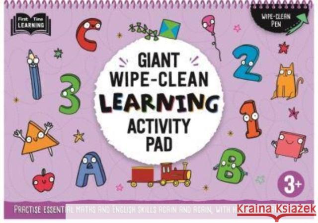 3+ Giant Wipe-Clean Learning Activity Pad Autumn Publishing 9781837951246 Bonnier Books Ltd - książka
