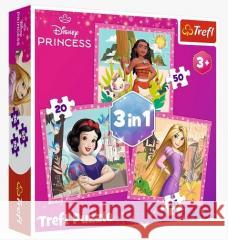 3 in 1 Puzzle - Princess  5900511348750 Trefl - książka