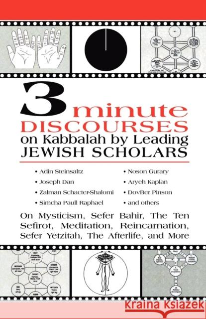 3 Minute Discourses on Kabbalah by Leading Jewish Scholars Adin Steinsaltz 9780765761941 Jason Aronson - książka