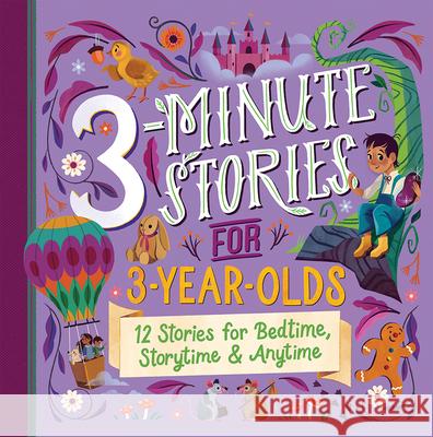 3-Minute Stories for 3-Year-Olds Cottage Door Press 9781646386550 Cottage Door Press - książka