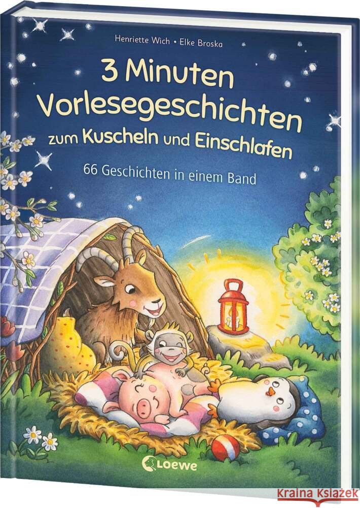 3-Minuten-Vorlesegeschichten zum Kuscheln und Einschlafen Wich, Henriette 9783743220744 Loewe - książka