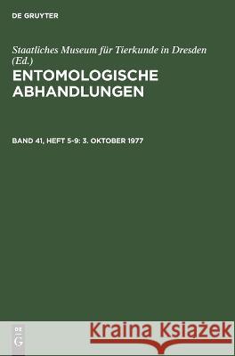 3. Oktober 1977 No Contributor   9783112653197 de Gruyter - książka