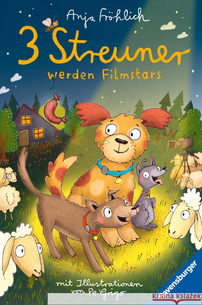 3 Streuner werden Filmstars Fröhlich, Anja 9783473409198 Ravensburger Verlag - książka