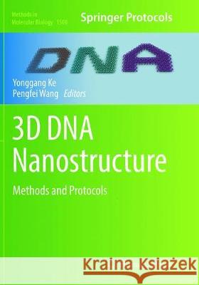 3D DNA Nanostructure: Methods and Protocols Ke, Yonggang 9781493982059 Humana Press - książka