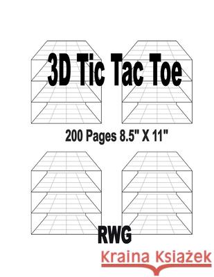 3D Tic Tac Toe: 50 Pages 8.5 X 11 Rwg 9781648301964 Rwg Publishing - książka