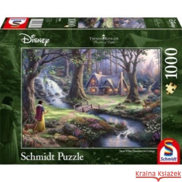 Puzzle PQ 1000 Królewna Śnieżka (Disney) G3 Kinkade, Thomas, Disney, Walt 4001504594855 Schmidt Spiele