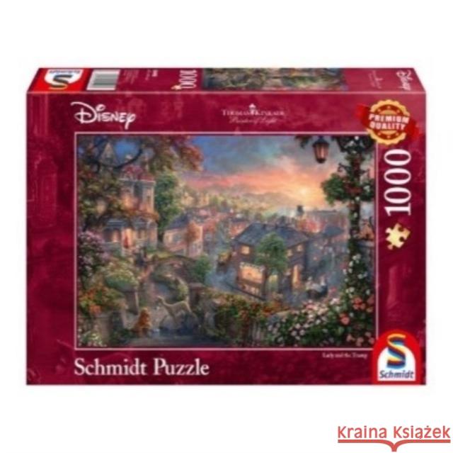 Puzzle PQ 1000 Zakochany kundel (Disney) G3 Kinkade, Thomas 4001504594909 Schmidt Spiele