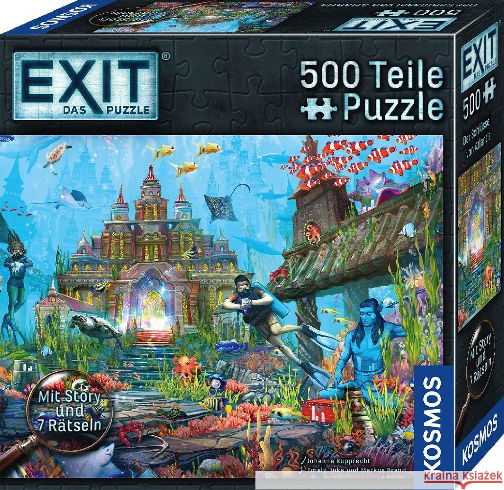 EXIT® - Das Puzzle: Der Schlüssel von Atlantis Brand, Inka, Brand, Markus, Brand, Emely 4002051683962 Kosmos Spiele