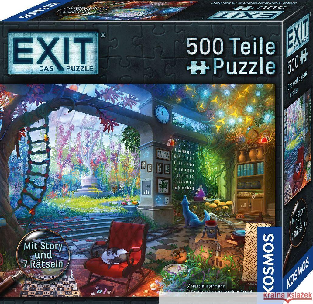 EXIT® - Das Puzzle: Das verborgene Atelier Brand, Inka, Brand, Markus, Brand, Emely 4002051683979 Kosmos Spiele