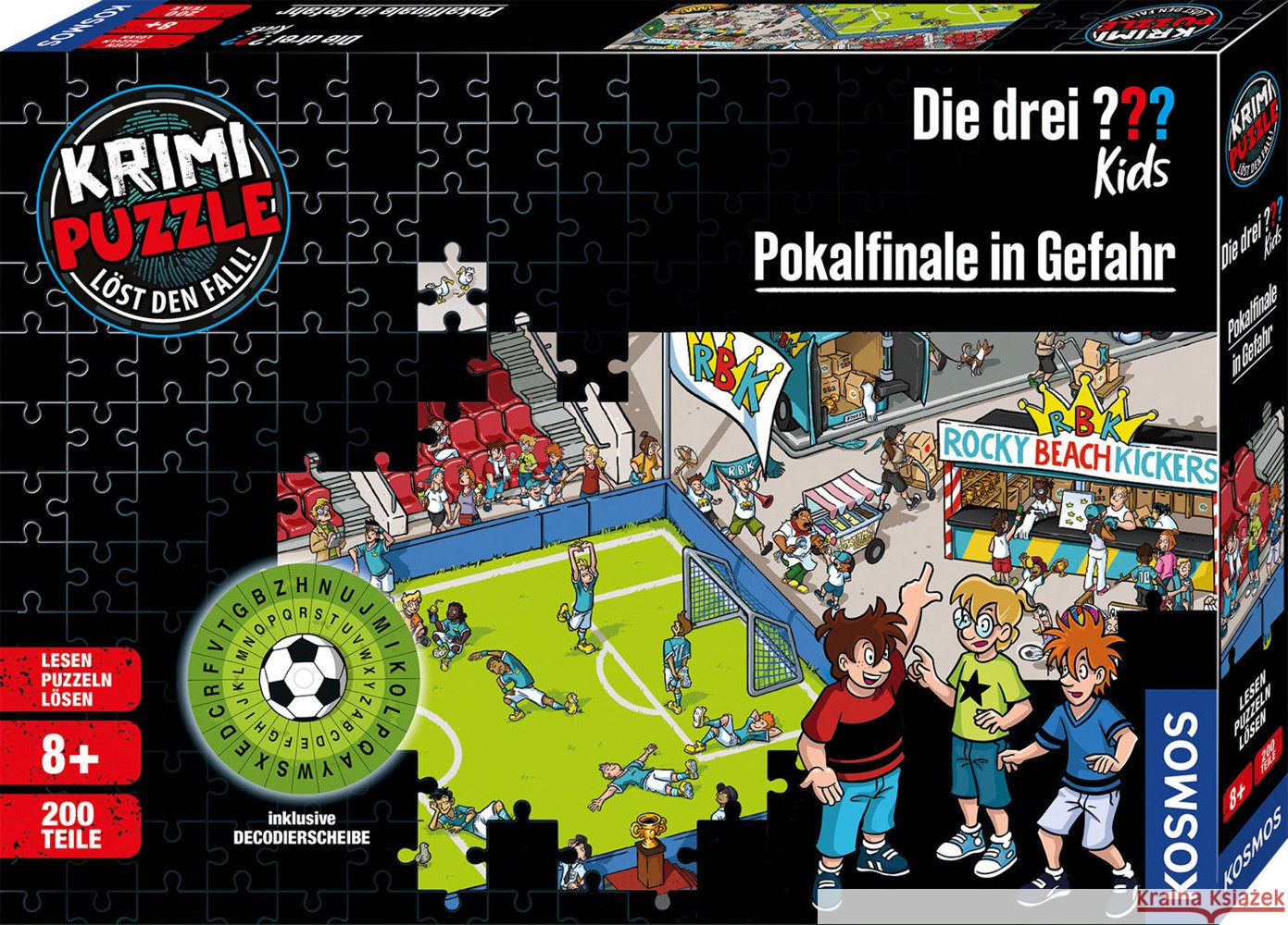 Krimi-Puzzle: Die drei ??? Kids - Pokalfinale in Gefahr Schiefelbein, Nina 4002051685539 Kosmos Spiele