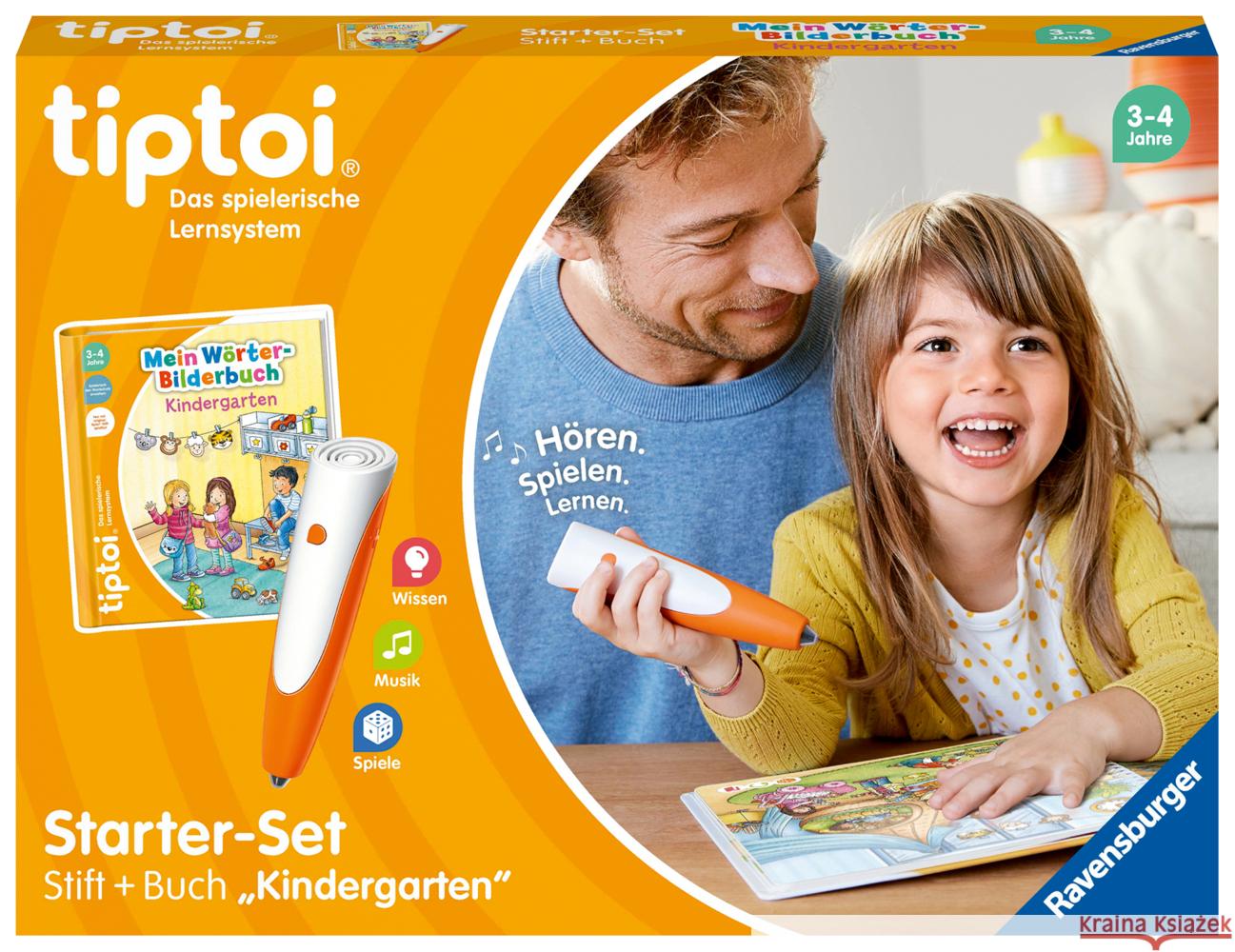 tiptoi® Starter-Set: Stift und Wörter-Bilderbuch Kindergarten Grimm, Sandra 4005556001132