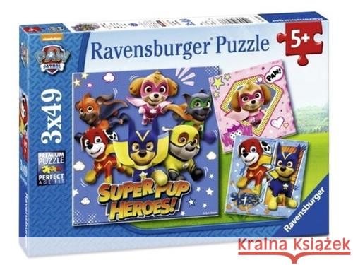 Puzzle 3x49 Psi Patrol  4005556080366 Ravensburger