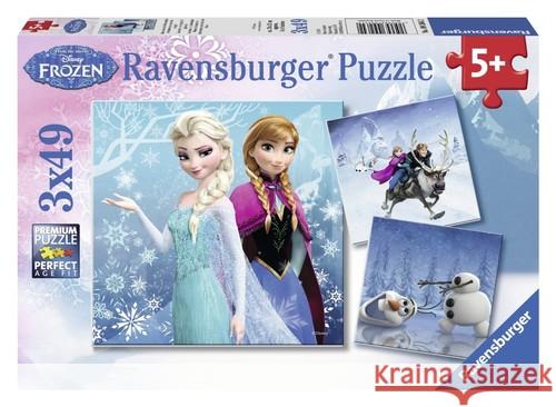 Puzzle 3x49 Kraina lodu. Zimowe przygody Ravensburger 4005556092642