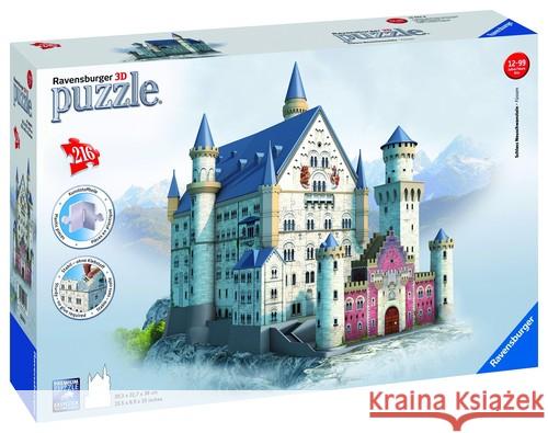 Schloss Neuschwanstein (Puzzle) : Erleben Sie Puzzeln in der 3. Dimension  4005556125739 Ravensburger