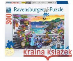 Puzzle 300 Zachód słońca nad Santorini Ravensburger 4005556171309