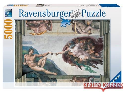 Puzzle 5000 Michał Anioł - Stworzenie Adama  4005556174089 Ravensburger