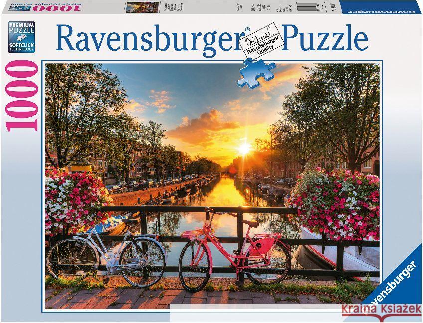 Puzzle 1000 Rowery w Amsterdamie Ravensburger 4005556196067