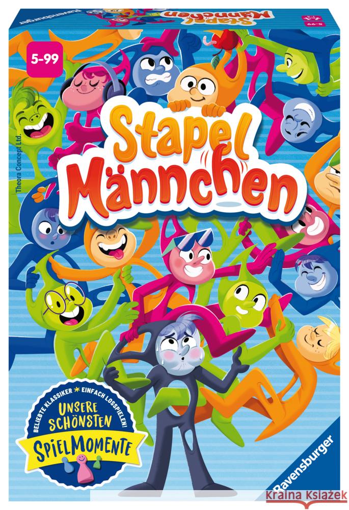 Ravensburger 20854 Stapelmännchen - Geschicklichkeitsspiel für 1-4 Spieler ab 5 Jahren Theora Concept Ltd 4005556208548