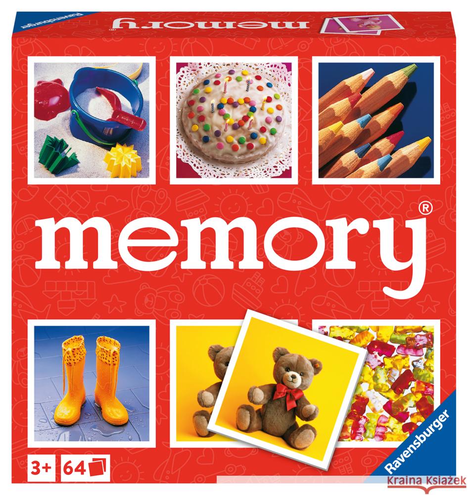 Ravensburger Spiele - 20880 - Junior memory®, der Spieleklassiker für die ganze Familie, Merkspiel für 2-8 Spieler ab 3 Jahren Hurter, William H. 4005556208807