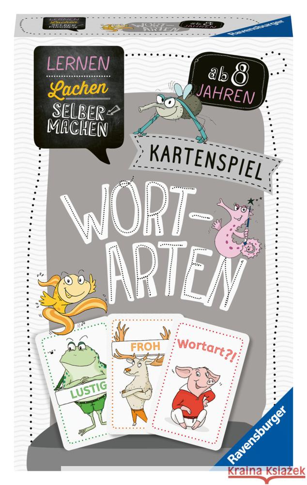 Ravensburger 80353 - Lernen Lachen Selbermachen: Wortarten, Lernspiel, Kartenspiel Spitznagel, Elke 4005556803538