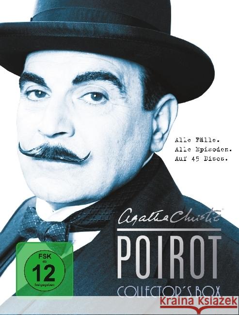 Poirot - Collector's Box, 45 DVD : Alle Fälle. Alle Episoden Christie, Agatha 4006448768348 Polyband