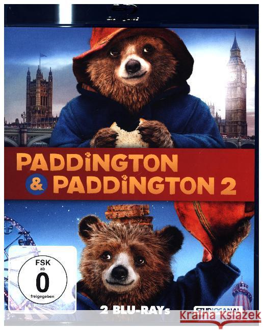 Paddington 1 & 2, 2 Blu-ray : Großbritannien Bond, Michael 4006680087825