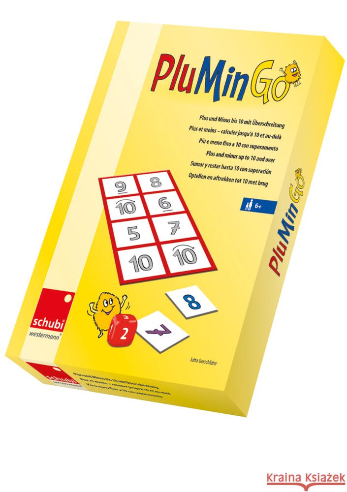 PluMinGo (Spiel) : Plus und Minus bis 10 mit Überschreitung Gorschlüter, Jutta 4006810223949 Schubi Lernmedien