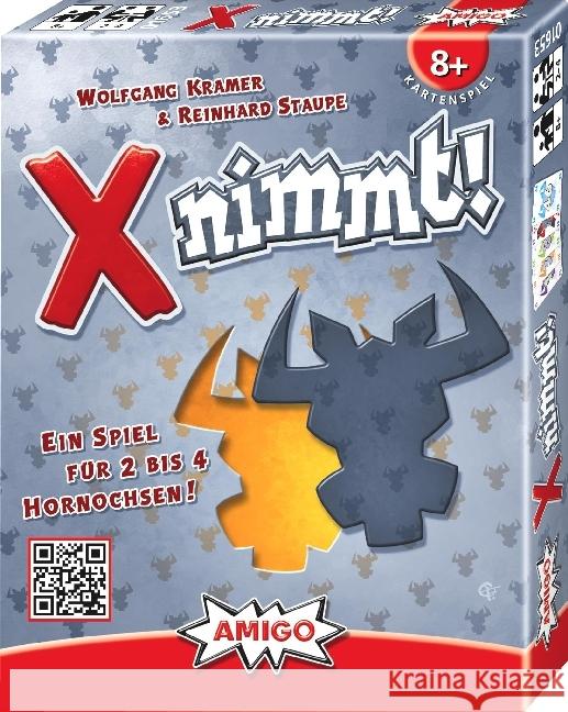 X nimmt! (Kartenspiel) : Ein Spiel für 2 bis 4 Hornochsen! Kramer, Wolfgang, Staupe, Reinhard 4007396016536 Amigo Verlag