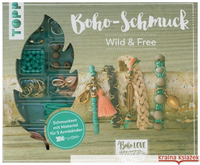 Boho-Schmuckset Wild & Free (Türkis/Lachs) Eder, Elke 4007742180942 Frech