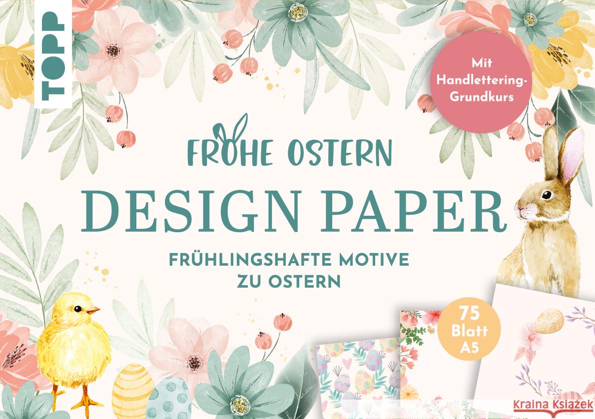 Design Paper Frohe Ostern A5 Blum, Ludmila 4007742184254