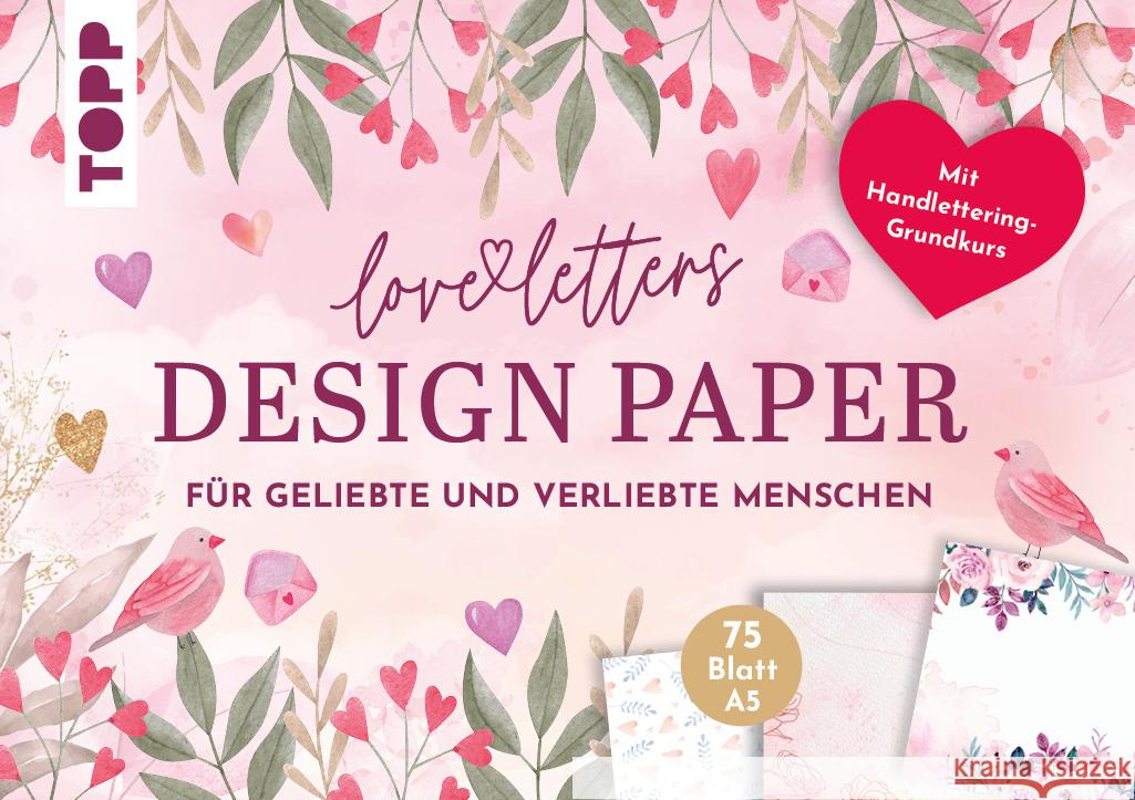 Design Paper Love Letters A5 Blum, Ludmila 4007742184285 Frech