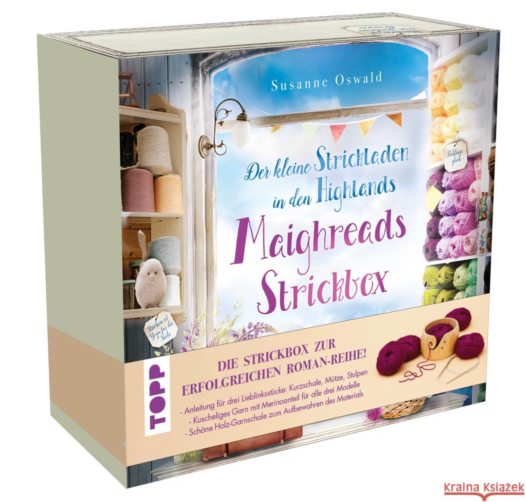 Der kleine Strickladen in den Highlands. Maighreads wunderbare Strickbox. Mit Anleitungen und Material für 3 Modelle Oswald, Susanne 4007742184582